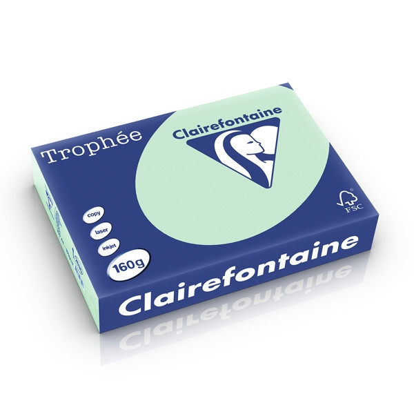 Clairefontaine gekleurd papier groen 160 g/m² A4 (250 vellen) 2635C 250252 - 1