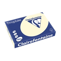 Clairefontaine gekleurd papier ivoor 120 g/m² A4 (250 vellen) 1242C 250071