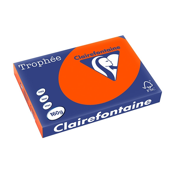 Clairefontaine gekleurd papier kardinaalrood 160 g/m² A3 (250 vellen) 1031C 250153 - 1