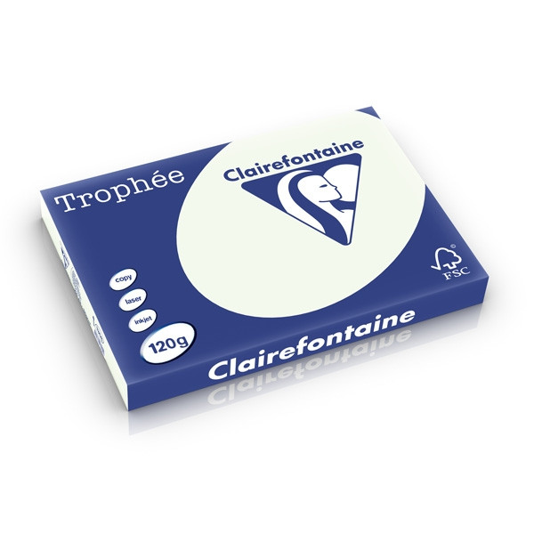 Clairefontaine gekleurd papier lichtgroen 120 g/m² A3 (250 vellen) 1358C 250226 - 1