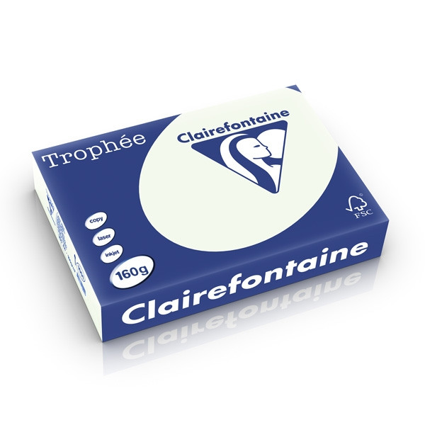Clairefontaine gekleurd papier lichtgroen 160 g/m² A4 (250 vellen) 1051C 250253 - 1