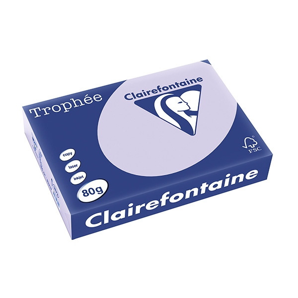 Clairefontaine gekleurd papier lila 80 g/m² A4 (500 vellen) 1872C 250052 - 1