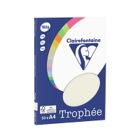 Clairefontaine gekleurd papier parelgrijs 160 g/m² A4 (50 vellen) 4168C 250063