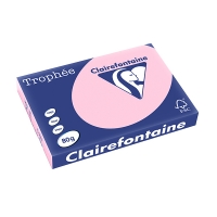 Clairefontaine gekleurd papier roze 80 g/m² A3 (500 vellen) 1888C 250111