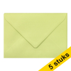 Clairefontaine gekleurde enveloppen bladgroen C5 120 g/m² (5 stuks)