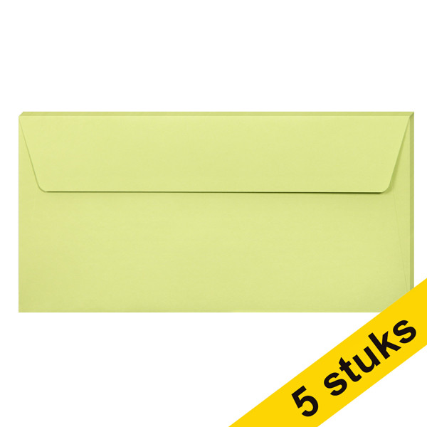 Clairefontaine gekleurde enveloppen bladgroen EA5/6 120 g/m² (5 stuks) 26475C 250317 - 1