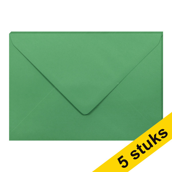 Clairefontaine gekleurde enveloppen bosgroen C5 120 g/m² (5 stuks) 26534C 250342 - 1