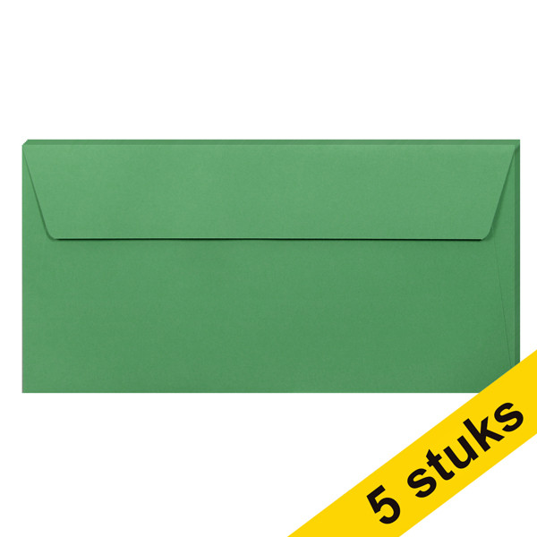 Clairefontaine gekleurde enveloppen bosgroen EA5/6 120 g/m² (5 stuks) 26595C 250318 - 1
