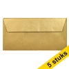 Clairefontaine gekleurde enveloppen goud EA5/6 120 g/m² (5 stuks)