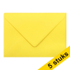 Clairefontaine gekleurde enveloppen intens geel C5 120 g/m² (5 stuks)