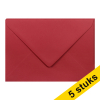 Clairefontaine gekleurde enveloppen intens rood C5 120 g/m² (5 stuks)