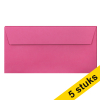 Clairefontaine gekleurde enveloppen intens roze EA5/6 120 g/m² (5 stuks)