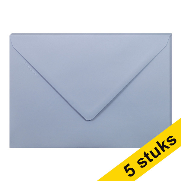 Clairefontaine gekleurde enveloppen lavendel C5 120 g/m² (5 stuks) 26722C 250344 - 1