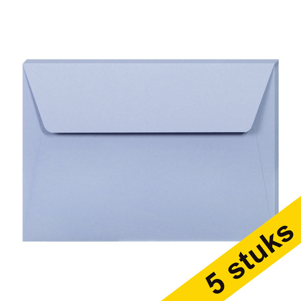 Clairefontaine gekleurde enveloppen lavendel C6 120 g/m² (5 stuks) 26726C 250332 - 1