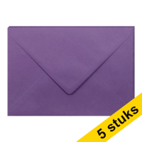 Clairefontaine gekleurde enveloppen lila C5 120 g/m² (5 stuks) 26602C 250346