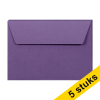 Clairefontaine gekleurde enveloppen lila C6 120 g/m² (5 stuks)
