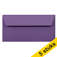 Clairefontaine gekleurde enveloppen lila EA5/6 120 g/m² (5 stuks) 26605C 250322
