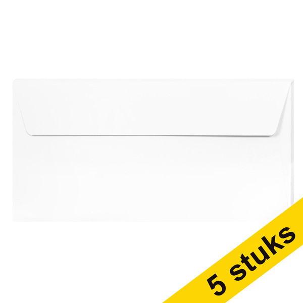 Clairefontaine gekleurde enveloppen wit EA5/6 120 g/m² (5 stuks) 26435C 250315 - 1