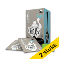 Clipper Aanbieding: 2x Clipper Bio Earl Grey thee (6 x 25 stuks)  423955
