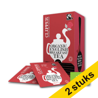 Clipper Aanbieding: 2x Clipper Bio English Breakfast thee (6 x 25 stuks)  423957