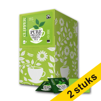 Aanbieding: 2x Clipper Bio Green thee (250 stuks)