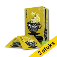 Clipper Aanbieding: 2x Clipper Bio Infusion Lemon & Ginger thee (6 x 25 stuks)  423969
