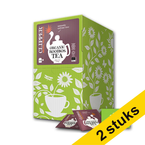 Clipper Aanbieding: 2x Clipper Bio Redbush thee (250 stuks)  423987 - 1