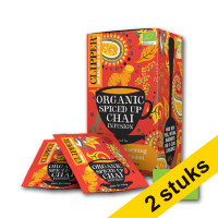 Clipper Aanbieding: 2x Clipper Bio Spiced Up Chai thee (6 x 25 stuks)  423975