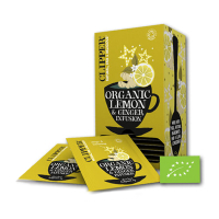 Clipper Bio Infusion Lemon & Ginger thee (6 x 25 stuks) JD0057 423968