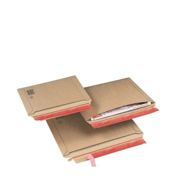 ColomPac kartonnen verzendenvelop bruin 270 x 185 mm (100 stuks) 298429 - 1