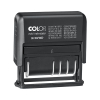 Colop S120/WD tekst- en datumstempel zelfinktend blauw/rood (NL) 229149 - 1