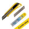 Combi aanbieding: 123inkt afbreekmes 18 mm incl. 10 navullingen 303432 - 1