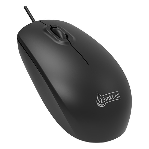 Combi aanbieding: 123inkt muis met kabel en toetsenbord (QWERTY) 301443 - 5