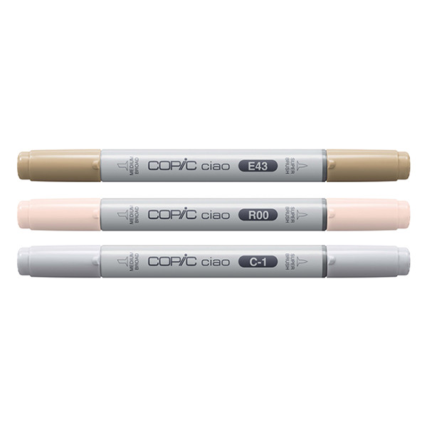 Copic Ciao Layer & Mix markerset Mellow Palette (3 stuks) 220750312 311000 - 2