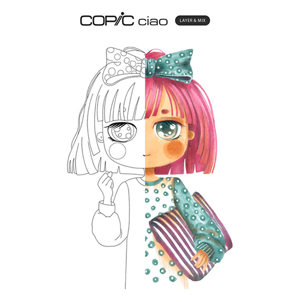 Copic Ciao Layer & Mix markerset Vibrant Palette (3 stuks) 220750307 311001 - 3