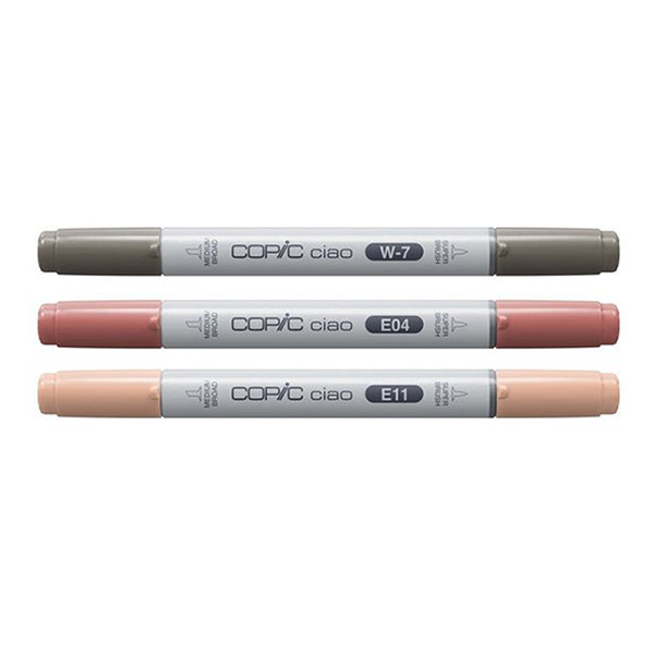 Copic Ciao Layer & Mix markerset Warm Palette (3 stuks) 220750311 311002 - 2