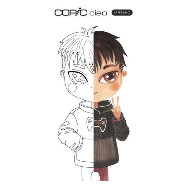 Copic Ciao Layer & Mix markerset Warm Palette (3 stuks) 220750311 311002 - 3
