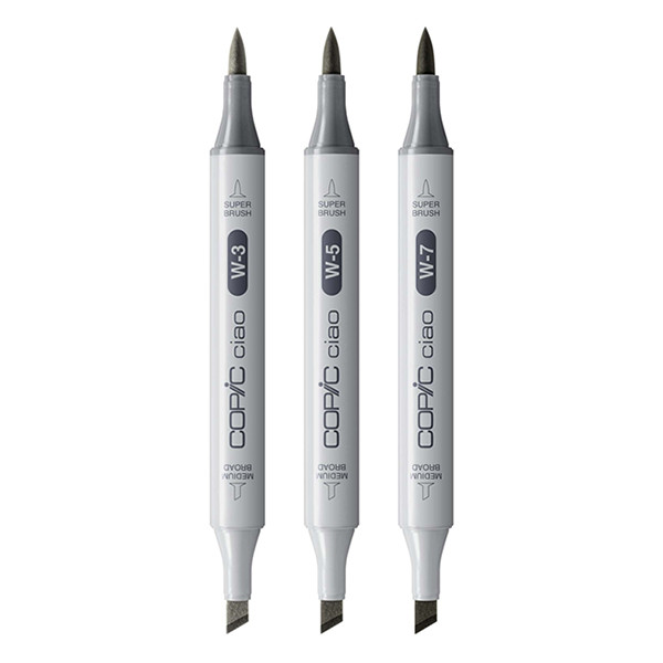 Copic Ciao Shade markerset Dark Warm Grey (4 stuks) 22075420 311029 - 3
