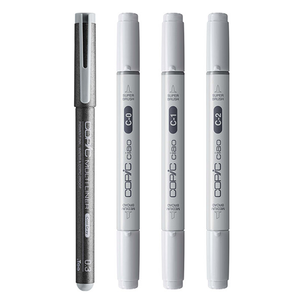 Copic Ciao Shade markerset Light Cool Grey (4 stuks) 22075423 311032 - 2