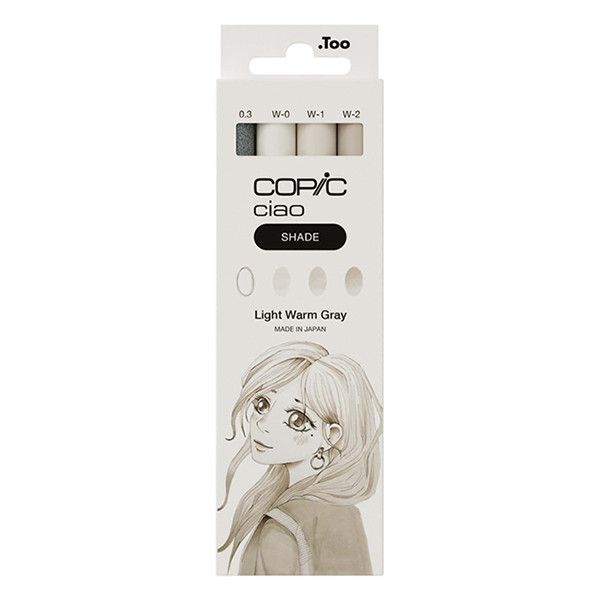 Copic Ciao Shade markerset Light Warm Grey (4 stuks) 22075421 311030 - 1