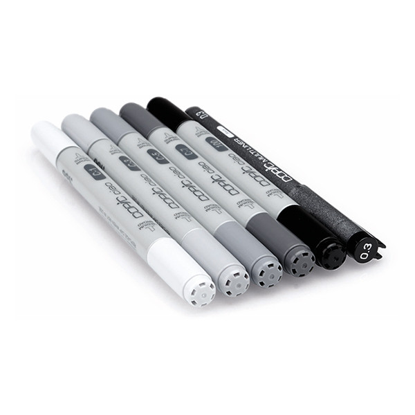 Copic Ciao markerset Cool Grey Tones (6 stuks) 22075554 311014 - 2