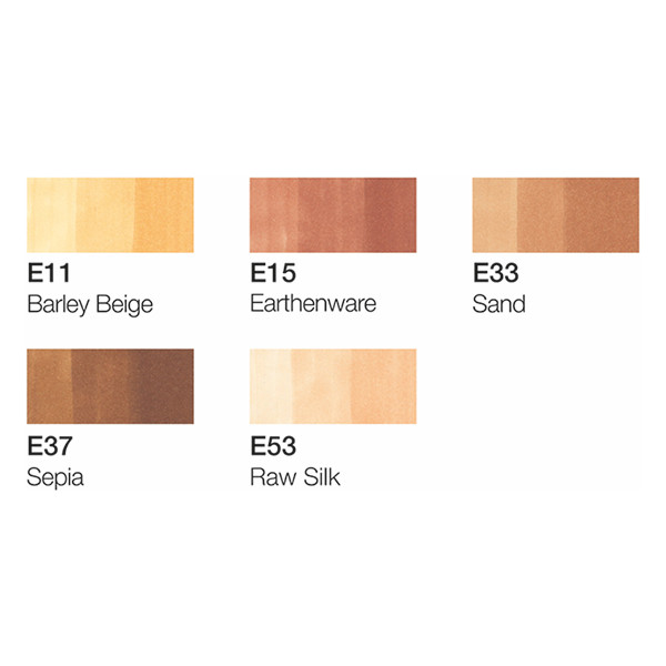 Copic Ciao markerset Portrait Colours 2 (6 stuks) 22075553 311013 - 3