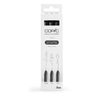 Copic Multiliner finelinerset zwart (0,05 - 0,3 mm) 3 stuks 22075631 311016