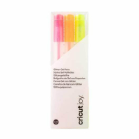 Cricut Joy glittergelpennen roze, oranje en geel (3 stuks) 448011