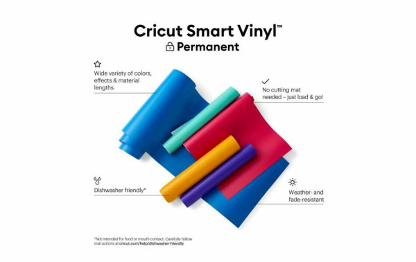 Cricut Smart vinyl permanent aqua (small) 211619 - 1