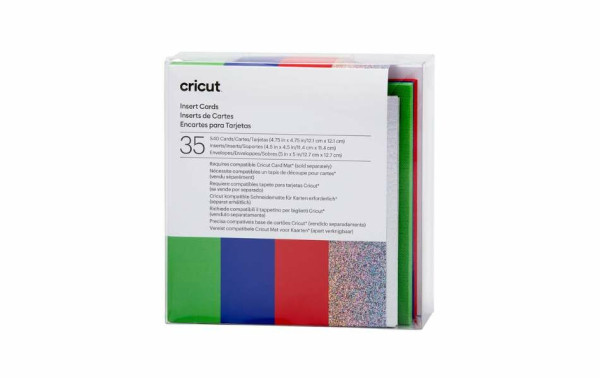 Cricut insteekkaarten rainbow S40 12,1 x 12,1 cm (35 stuks) 221575 - 1