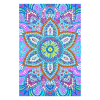 Crystal Art diamond painting kaart kit Blue Mandala 10 x 15 cm