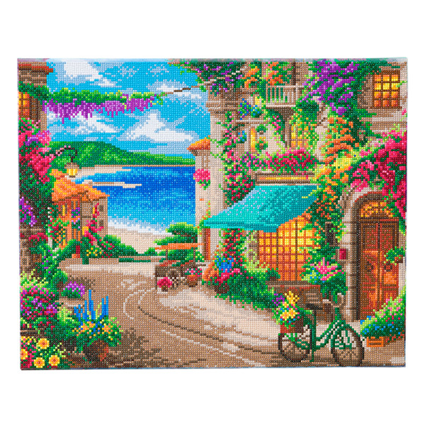 Crystal Art diamond painting kit Italian Cafe 40 x 50 cm CAK-TK6L 400958 - 1