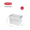 Curver Handy+ transparante opbergbox 20 liter 243876 - 2