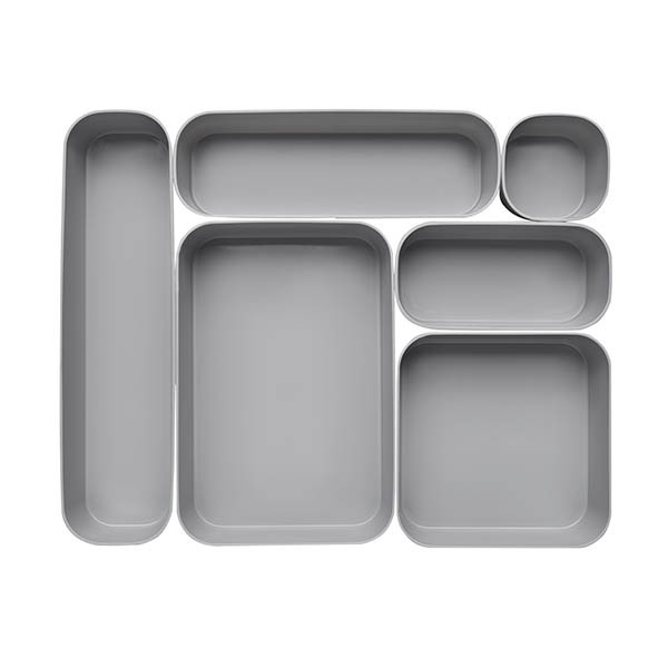 Curver Infinity ladebakje vierkant lichtgrijs 1 liter 243872 - 2